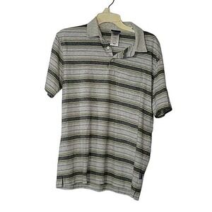 Patagonia Organic Cotton Striped Polo Shirt Short‎ Sleeve Casual Everyday Top M